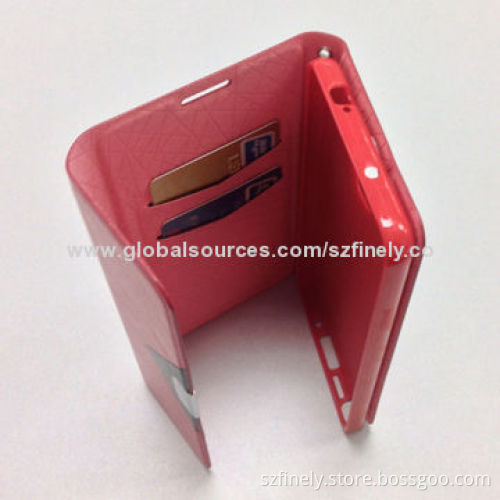 PU leather Cases for mobile phone，many models for your choose and various Colors Available